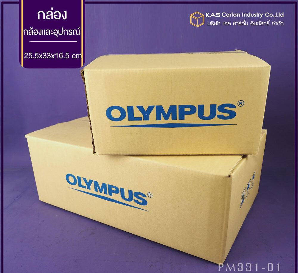 กล่องกล้องและอุปกรณ์ Olympusขนาด 25.5x33x16.5 cm. , 25.5x55.8x19 cm.