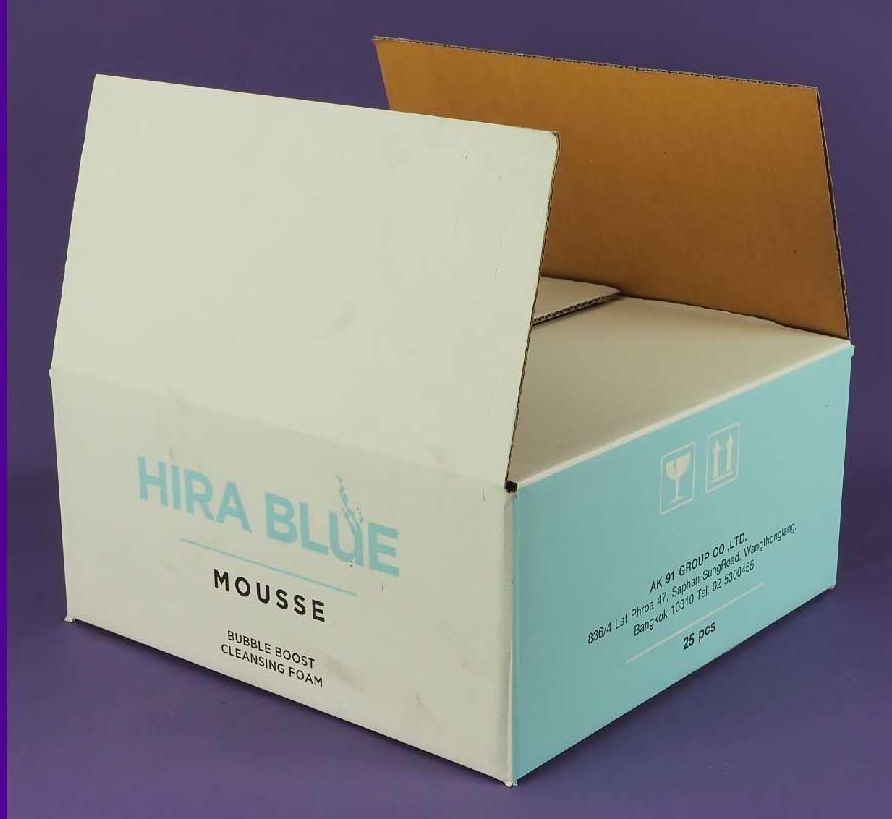 กล่อง COSMETIC CLEANSING FOAM Brand HARA BLUE