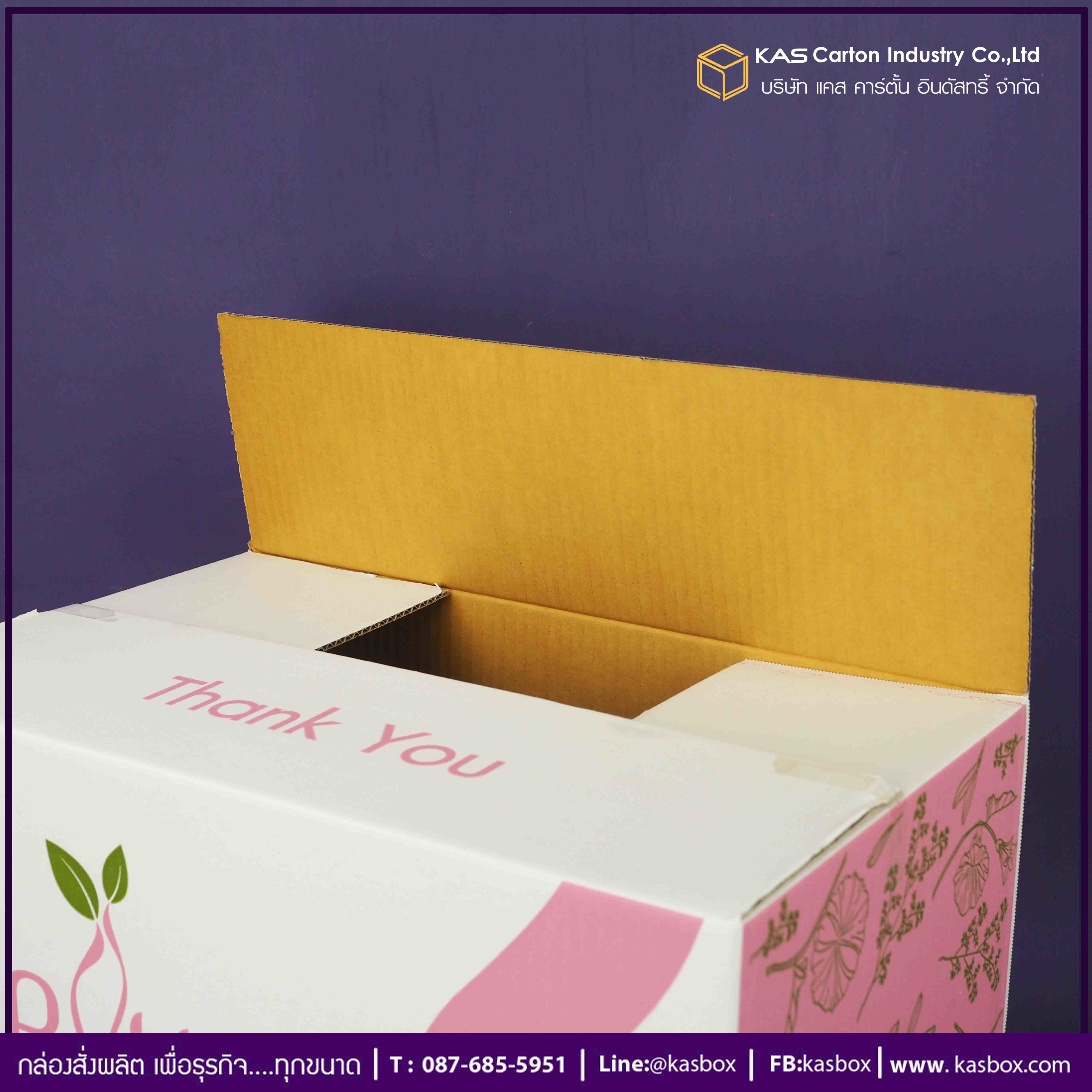 กล่องกระดาษลูกฟูก กล่อง อาหารเสริม กล่องกระดาษลูกฟูก SME