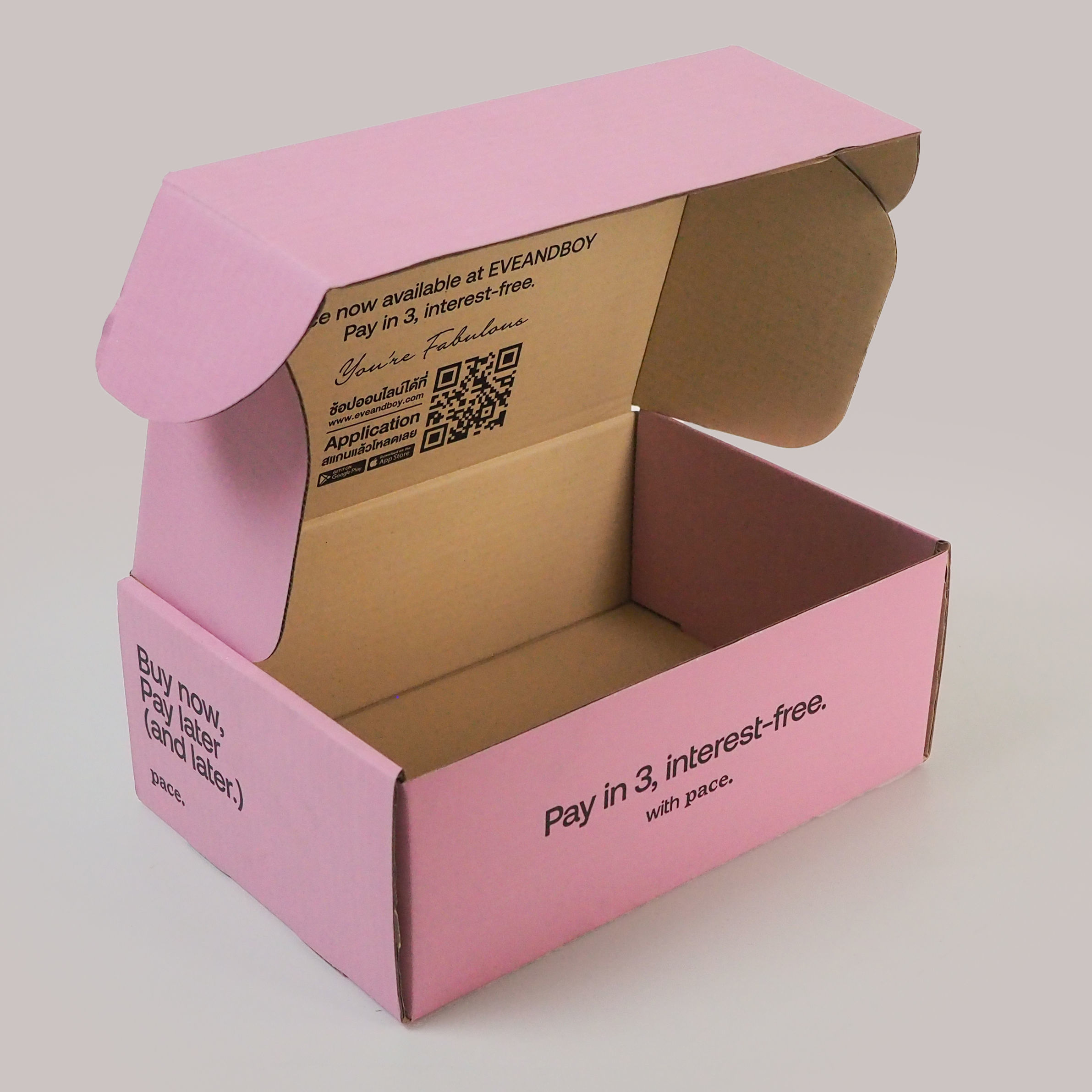 กล่องไปรษณีย์EVEANDBOY,กล่องSKINCAREEVEANDBOY,รับผลิตกล่องไปรษณีย์SKINCAREEVEANDBOY
กล่องSkincareพิมพ์ย้อมสี