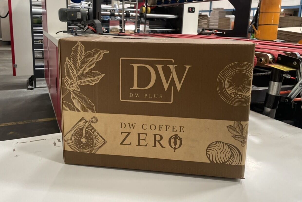 โรงงานผลิตกล่องกระดาษลุกฟูกสำหรับกาแฟ