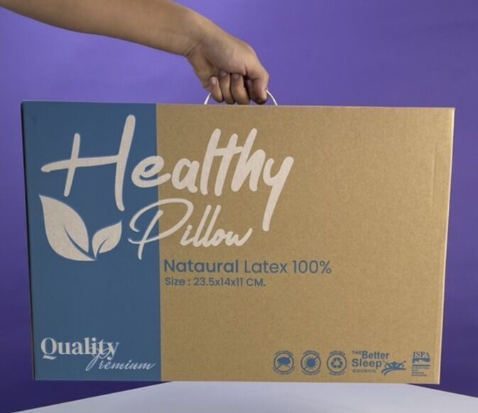 กล่องหมอนยางพาราเพื่อสุขภาพhealthypillow